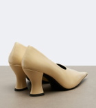 Khaite Colleen leather pumps