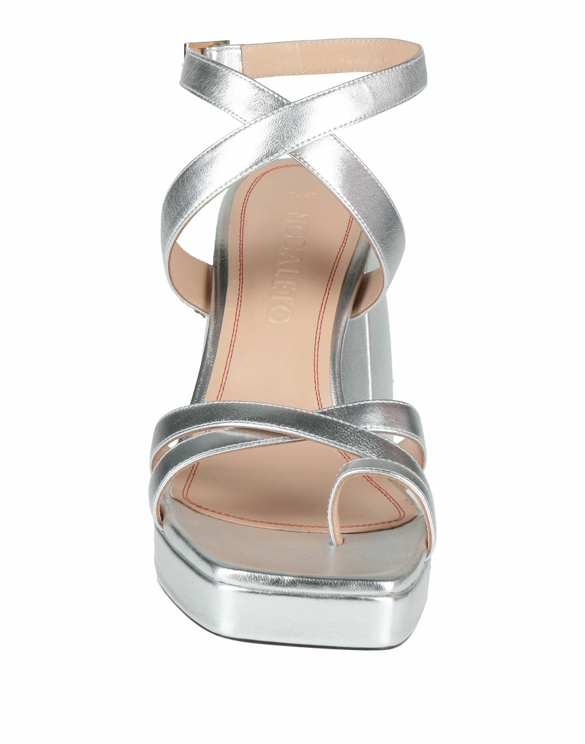 Nodaleto Womens Thong sandal in Silver