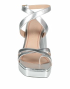Nodaleto Womens Thong sandal in Silver