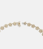 David Yurman Starburst 18kt gold necklace with diamonds