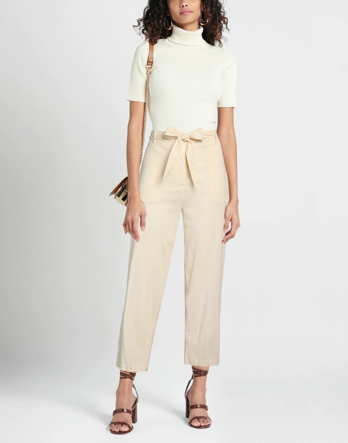 Jucca Womens Pants Ivory