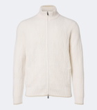 Fedeli Cable-knit cashmere cardigan