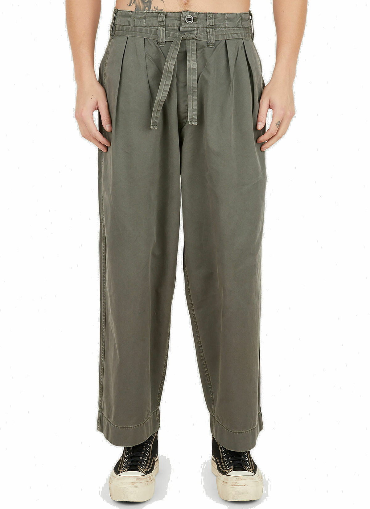 Sculpture Pants in Grey Applied Art Forms