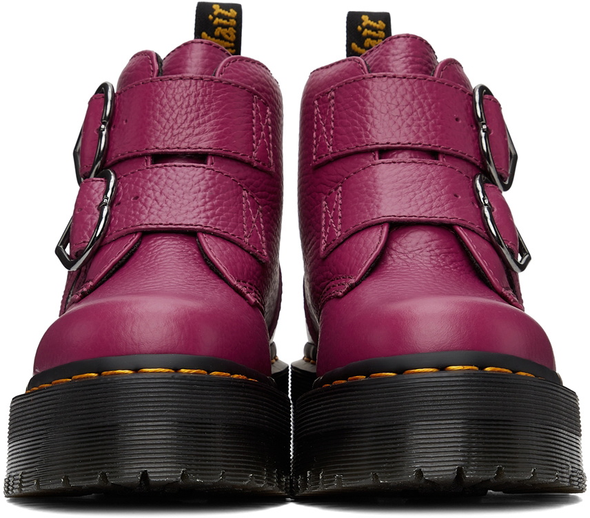 Dr. Martens Women's Devon Heart Leather Platform Boots