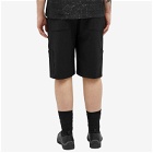 Han Kjobenhavn Men's Wool Elasticated Wide Leg Shorts in Black