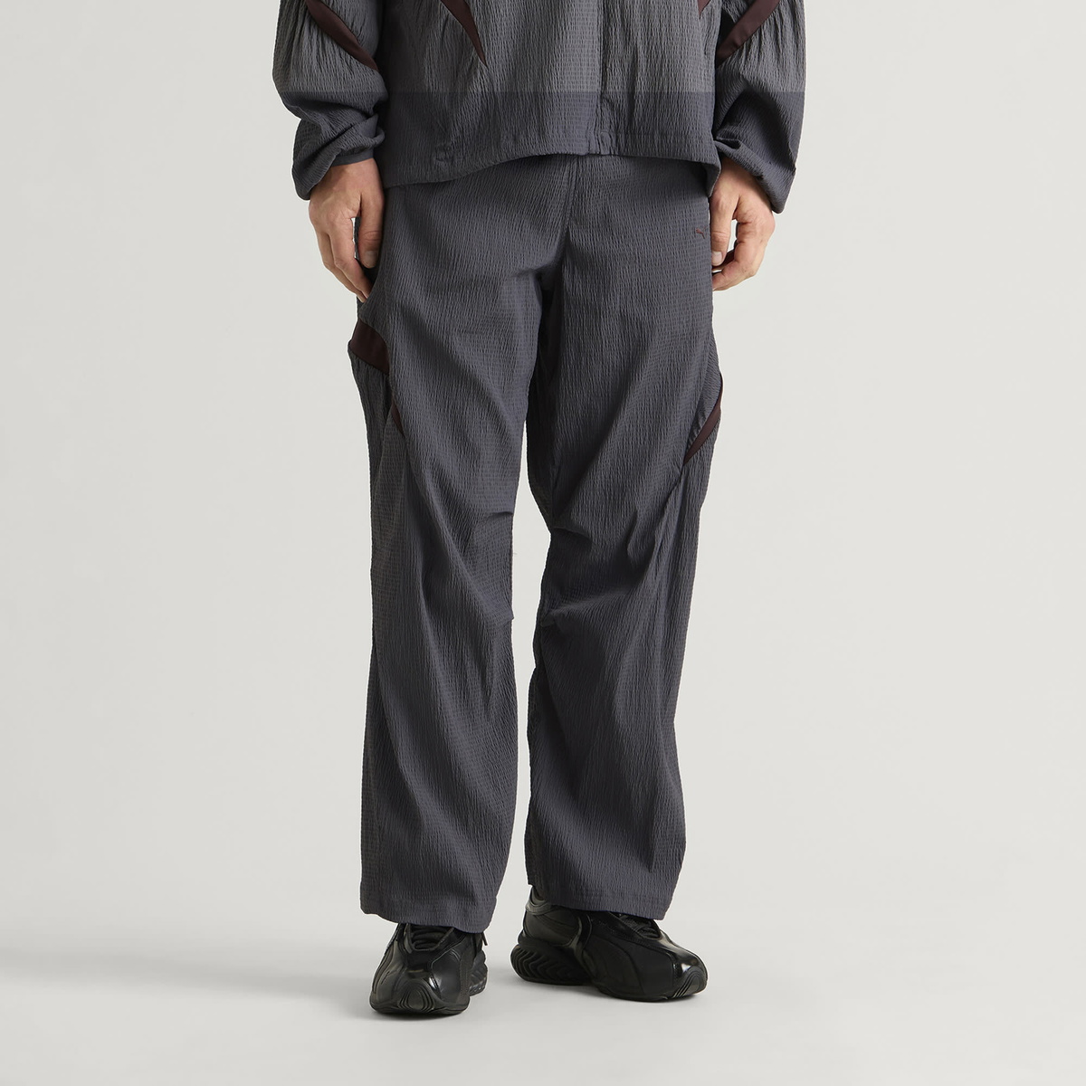 Puma Men's CLRT Track Pants in Moody Gray