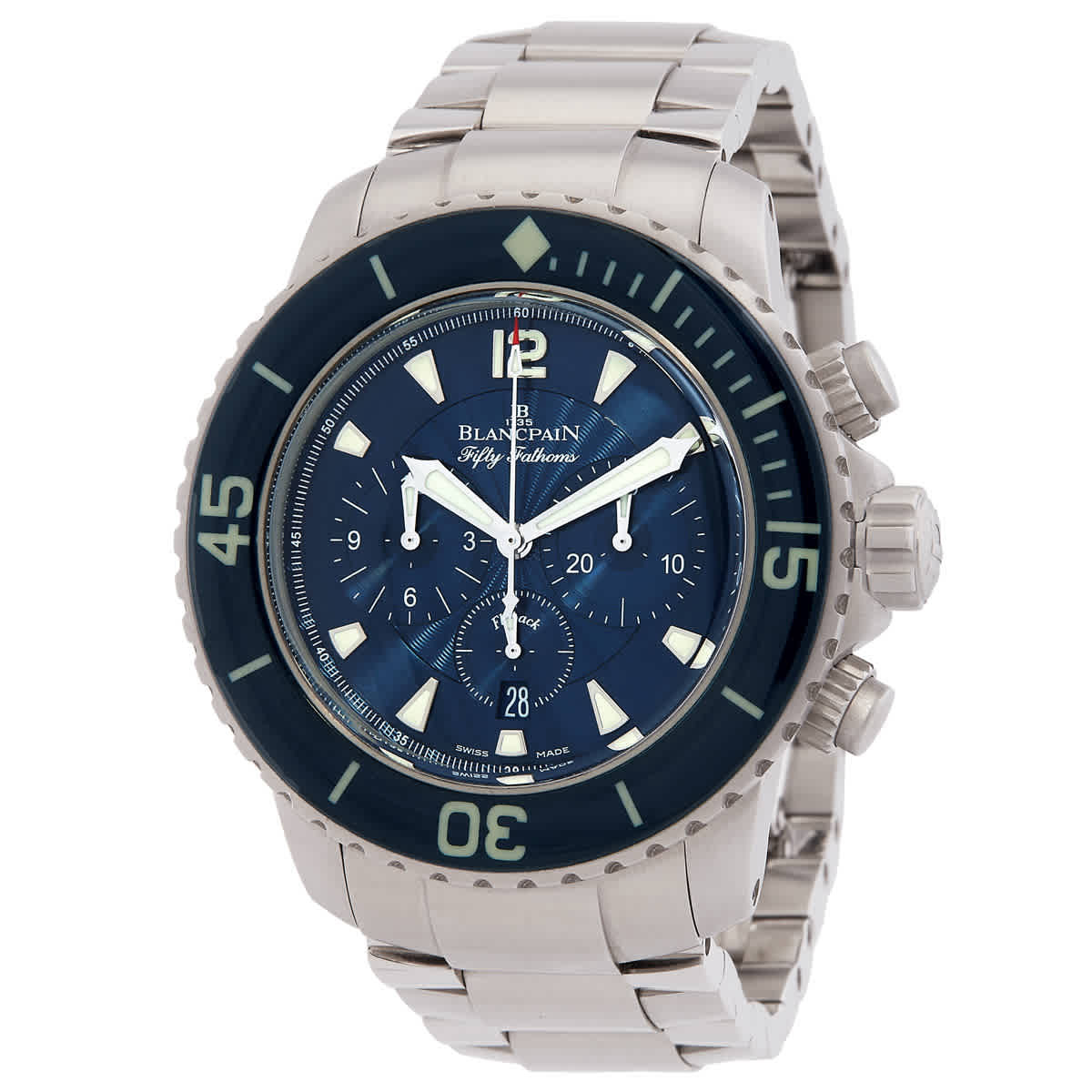 Blancpain Fifty Fathoms Chronograph Automatic Mens Watch 5085FB-1140-71B