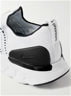Nike Running - React Phantom Run 2 Rubber-Trimmed Flyknit and Flyknit Loft Running Sneakers - White