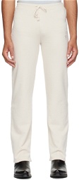 Paloma Wool Off-White Organic Cotton Lounge Pants