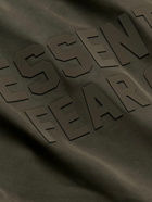 FEAR OF GOD ESSENTIALS - Logo-Appliquéd Cotton-Blend Twill Coat - Black