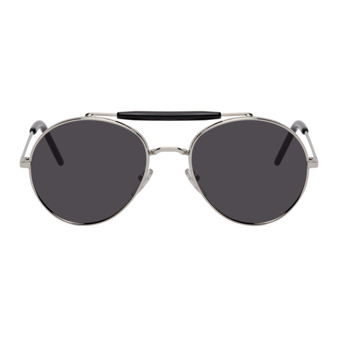 Photo: Marni Silver Metal Round Sunglasses