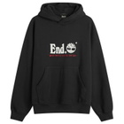 END. x Timberland Logo Hoodie in Black