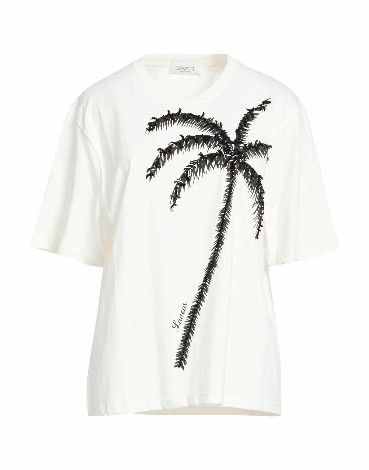 Laneus Womens T-shirt in White