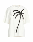 Laneus Womens T-shirt in White