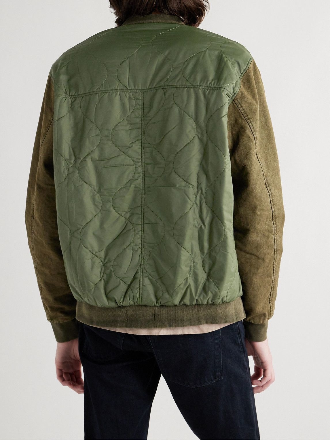 Massimo Alba - Quilted Cotton and Linen-Blend Canvas and Shell Jacket ...
