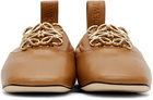 LOEWE Tan Anagram Soft Derbys