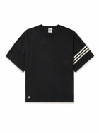 adidas Originals - Neoclassics Logo-Embroidered Cotton-Jersey T-Shirt - Black