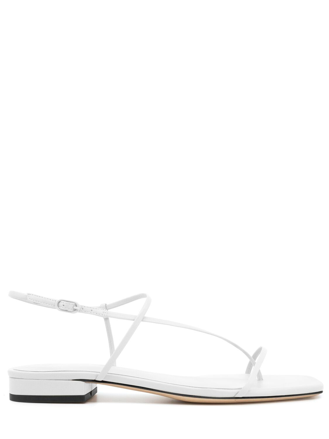 STUDIO AMELIA 10mm Cross Front Leather Flats