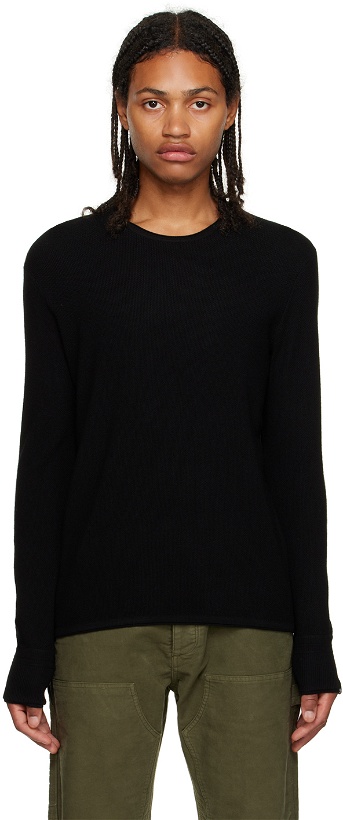 Photo: rag & bone Black Martin Sweater