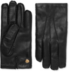 TOM FORD - Cashmere-Lined Leather Gloves - Black