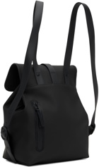 RAINS Black Bucket Backpack