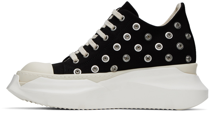 Rick Owens DRKSHDW Black Abstract Low Sneakers Rick Owens Drkshdw