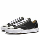 Maison MIHARA YASUHIRO Men's Original Sole Leather Low-Top Sneakers in Black