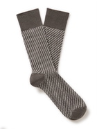 Mr P. - Birdseye Cotton-Blend Socks