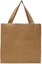 Maryam Nassir Zadeh SSENSE Exclusive Tan Big Birthday Tote Bag