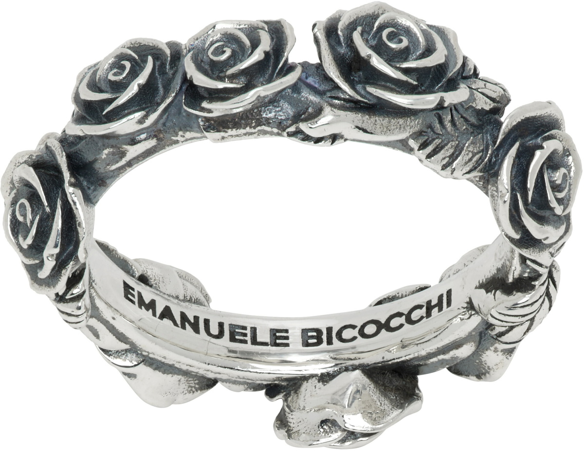 Emanuele Bicocchi Rose Band Ring