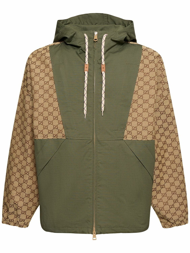 Photo: GUCCI - Gg Logo Canvas Jacket