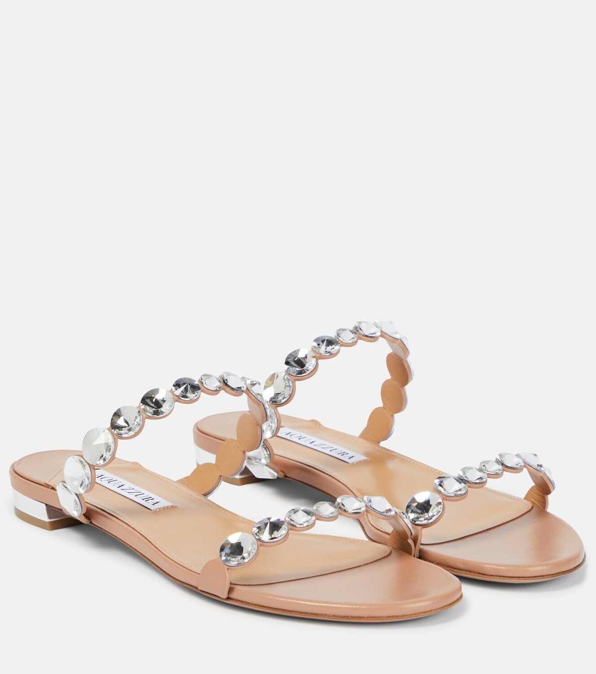 Aquazzura Tequila embellished leather sandals Aquazzura