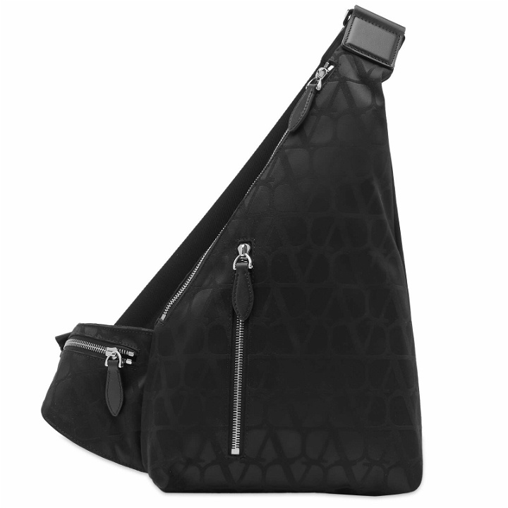 Photo: Valentino Men's VLTN Cross Body Bag in Black
