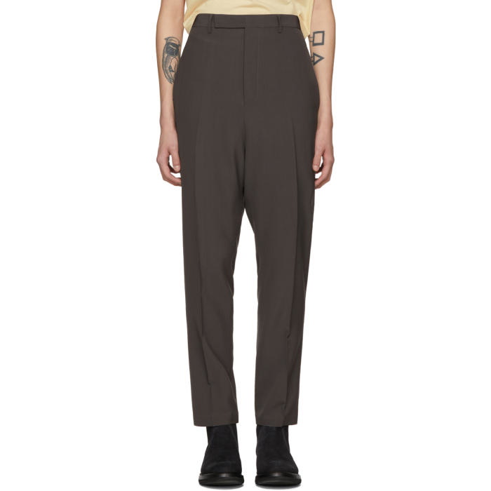 Photo: Rick Owens Grey Long Astaires Trousers 