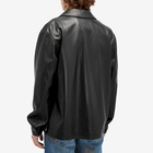 Givenchy Men's Leather Coach Jacket in Black