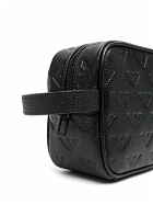 EMPORIO ARMANI - Allover Logo Leather Beauty-case