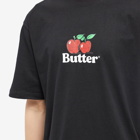 Butter Goods Men's Apples Logo T-Shirt in Black