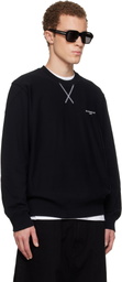 Givenchy Black Couture Seam Sweatshirt