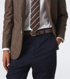 George Cleverley Suede belt