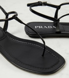 Prada Patent leather thong sandals