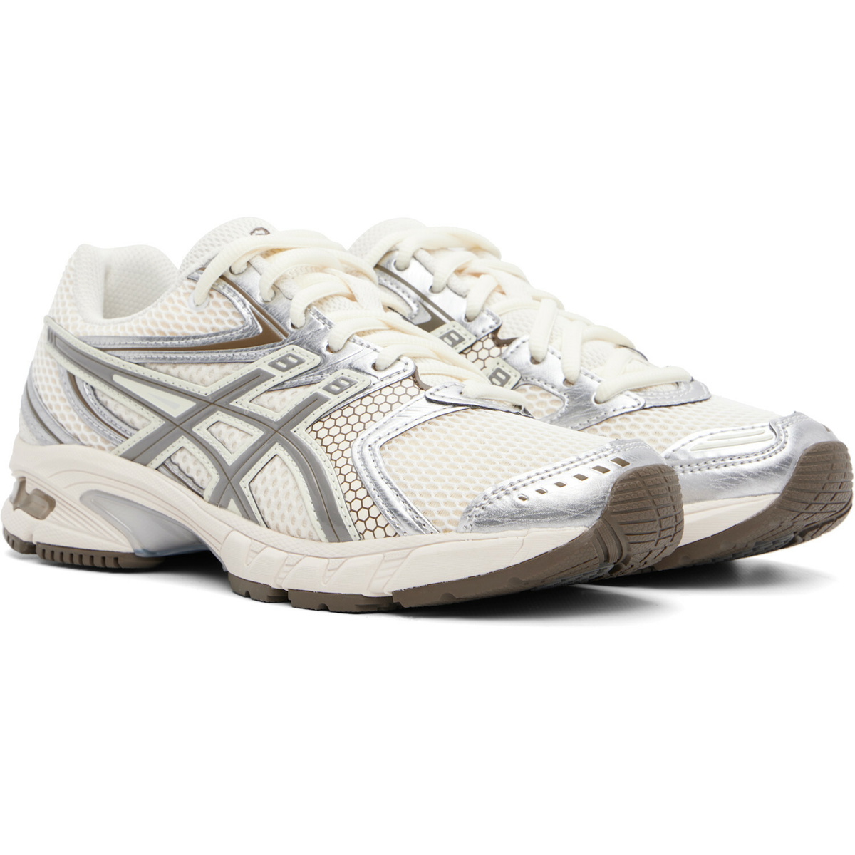 ASICS Off-White & Silver Gel-DS Trainer 14 Sneakers