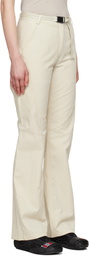 HYEIN SEO Beige Low-Rise Belted Trousers