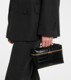 Victoria Beckham Vanity croc-effect leather vanity bag