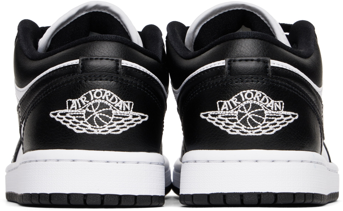 Nike Jordan White &. Black Air Jordan 1 Low Sneakers