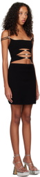 MACH & MACH Black Matilde Minidress
