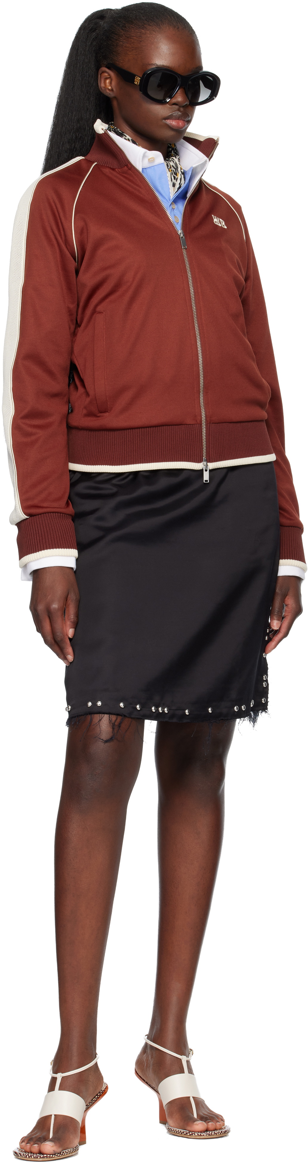 Wales Bonner Red Anthem Track Jacket