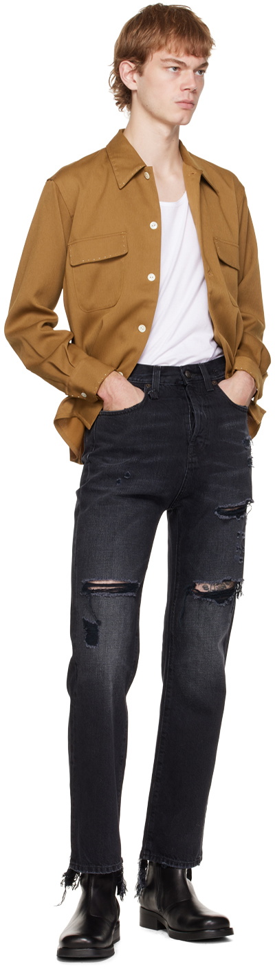 Second/Layer Brown Boulevard Shirt Second/Layer Second/Layer Brown Boulevard Shirt Second/Layer