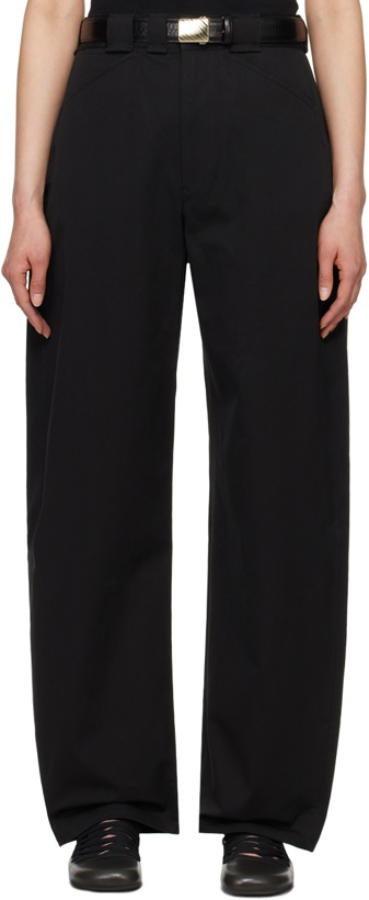 Photo: LEMAIRE Black Large Trousers