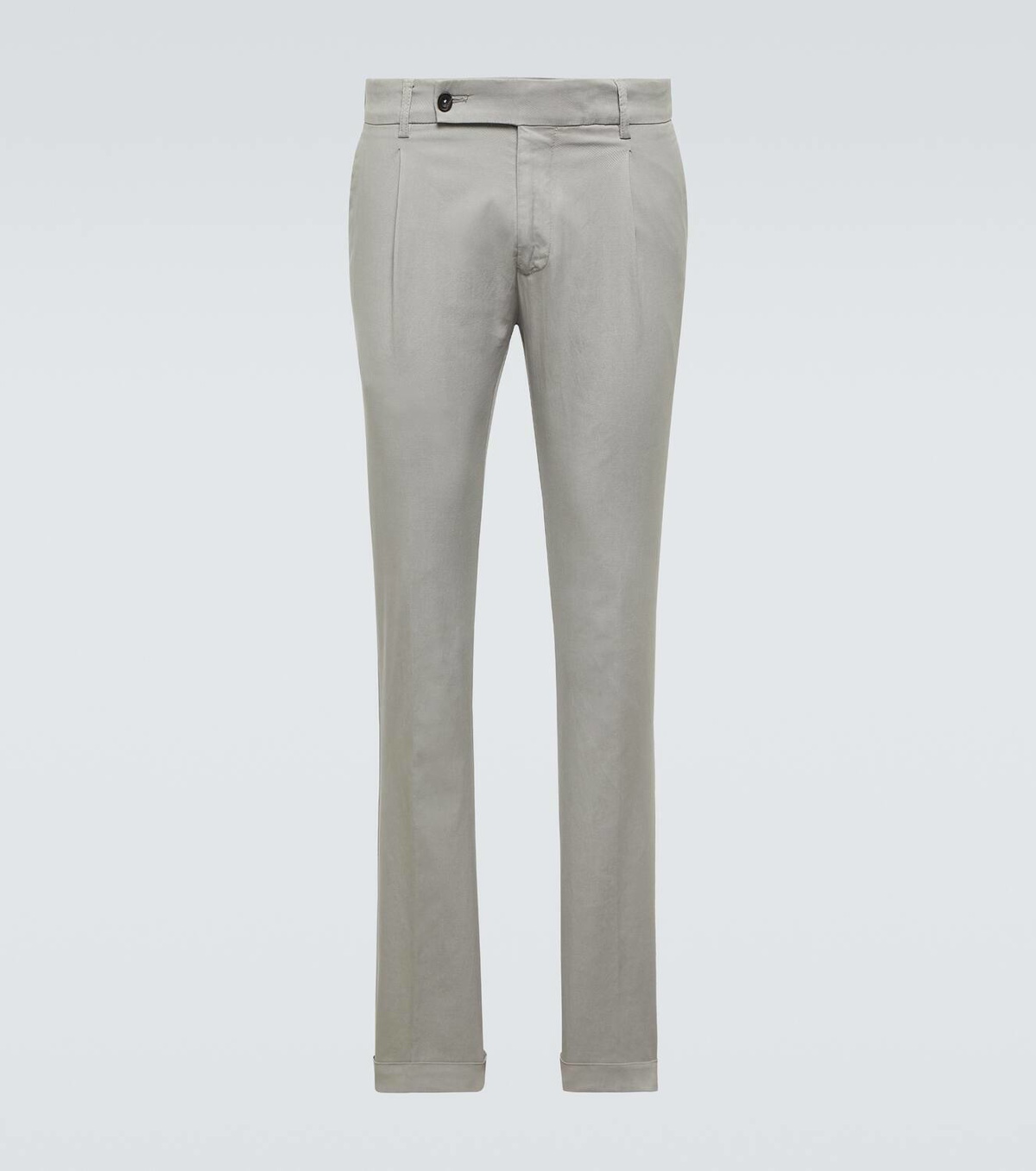 Thom Sweeney Mid-rise slim chinos