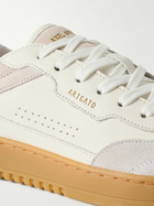 Axel Arigato - Dice T-Toe Suede-Trimmed Leather Sneakers - White